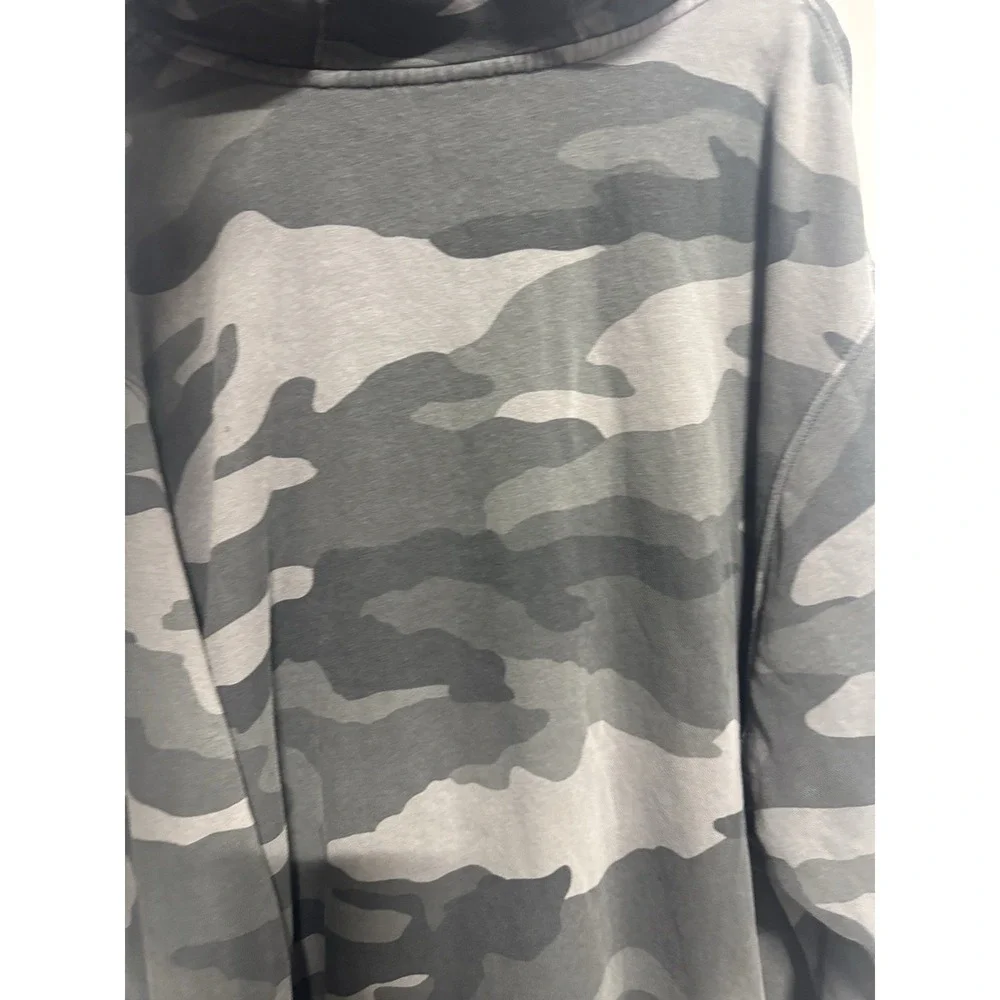 Y2K Nike Men Camo Full Zip Hoodie Sweatshirt Size 4XL Streetwear Cotton Athletic